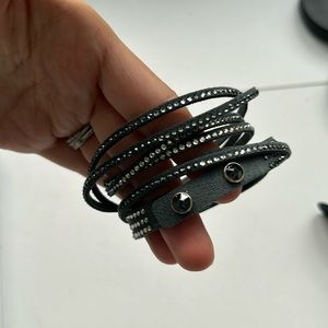 Touchstone crystal wrap bracelet